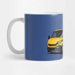 Cartoon Lkw Truck with Crane Mug